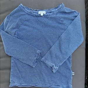 Splendid Blue Striped Long Sleeve Tee